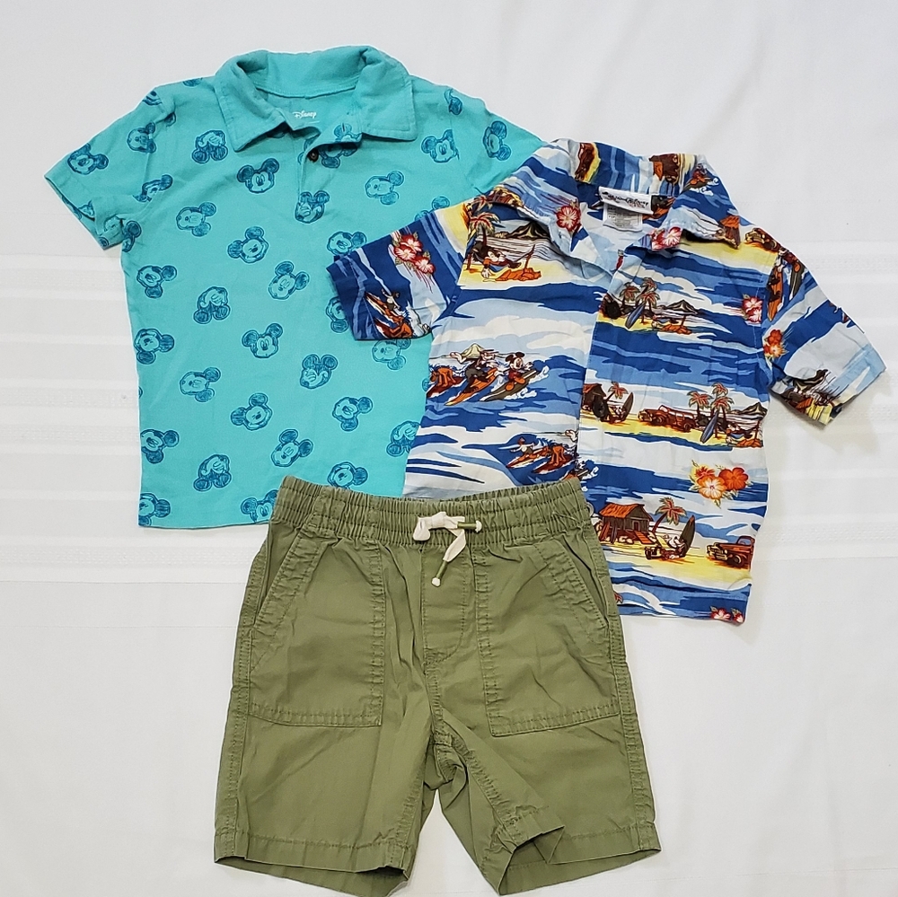 Lot of 5 Boys Summer Clothes - Picture 2 of 6
